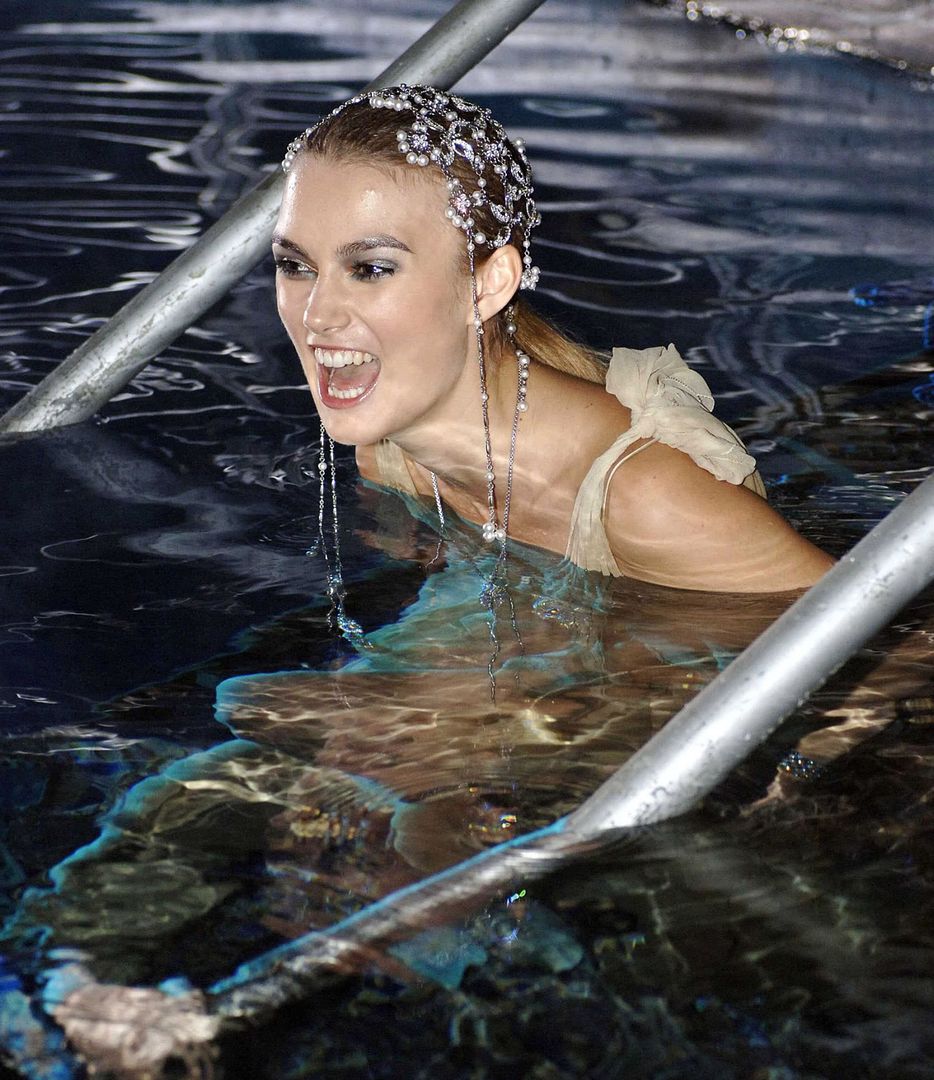 Celebrity Photo Shoots Keira Knightley Underwater Photoshoot